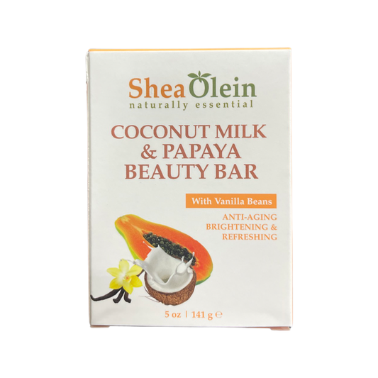 Shea Olein Coconut Milk & Papaya Beauty Bar