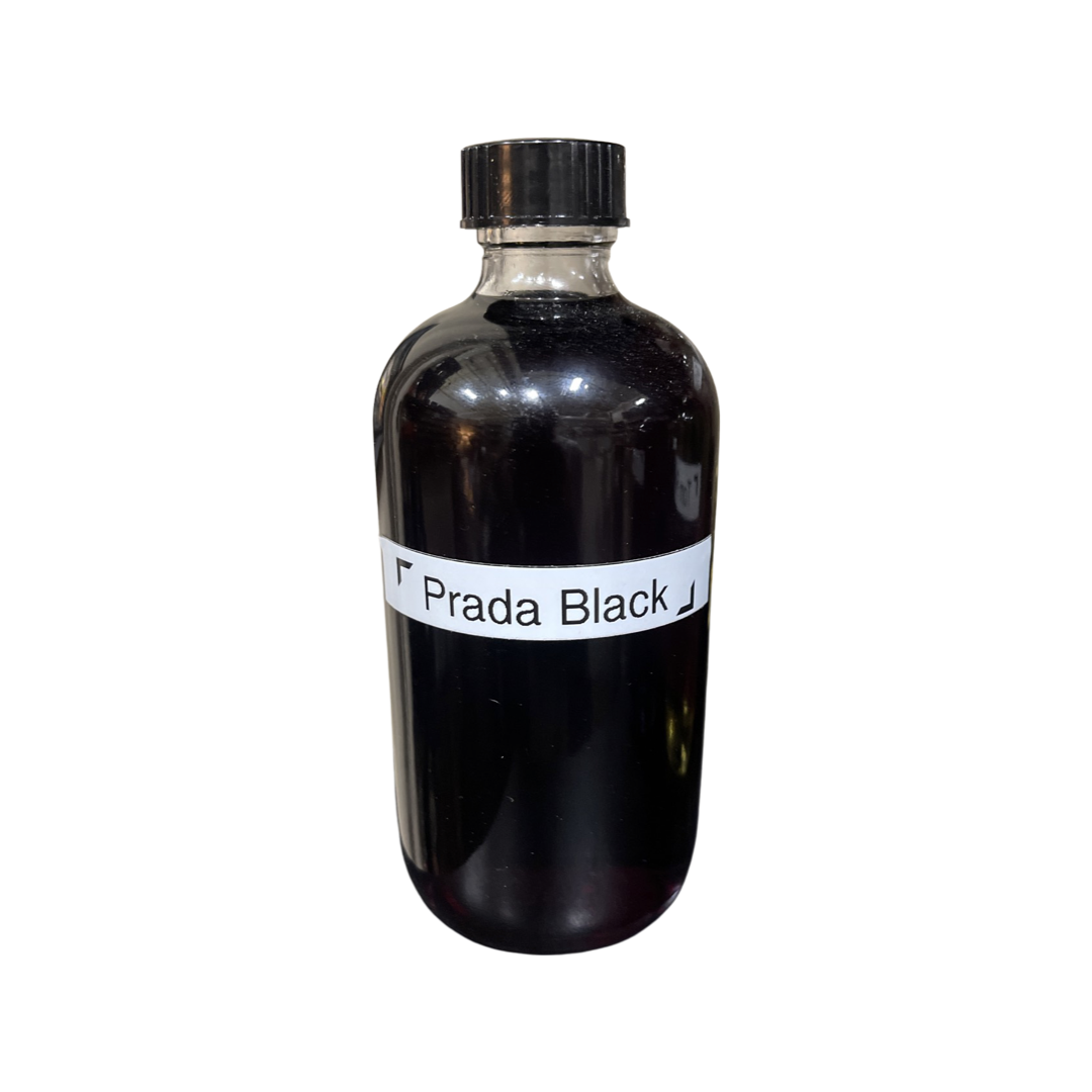 Prada black outlet bottle